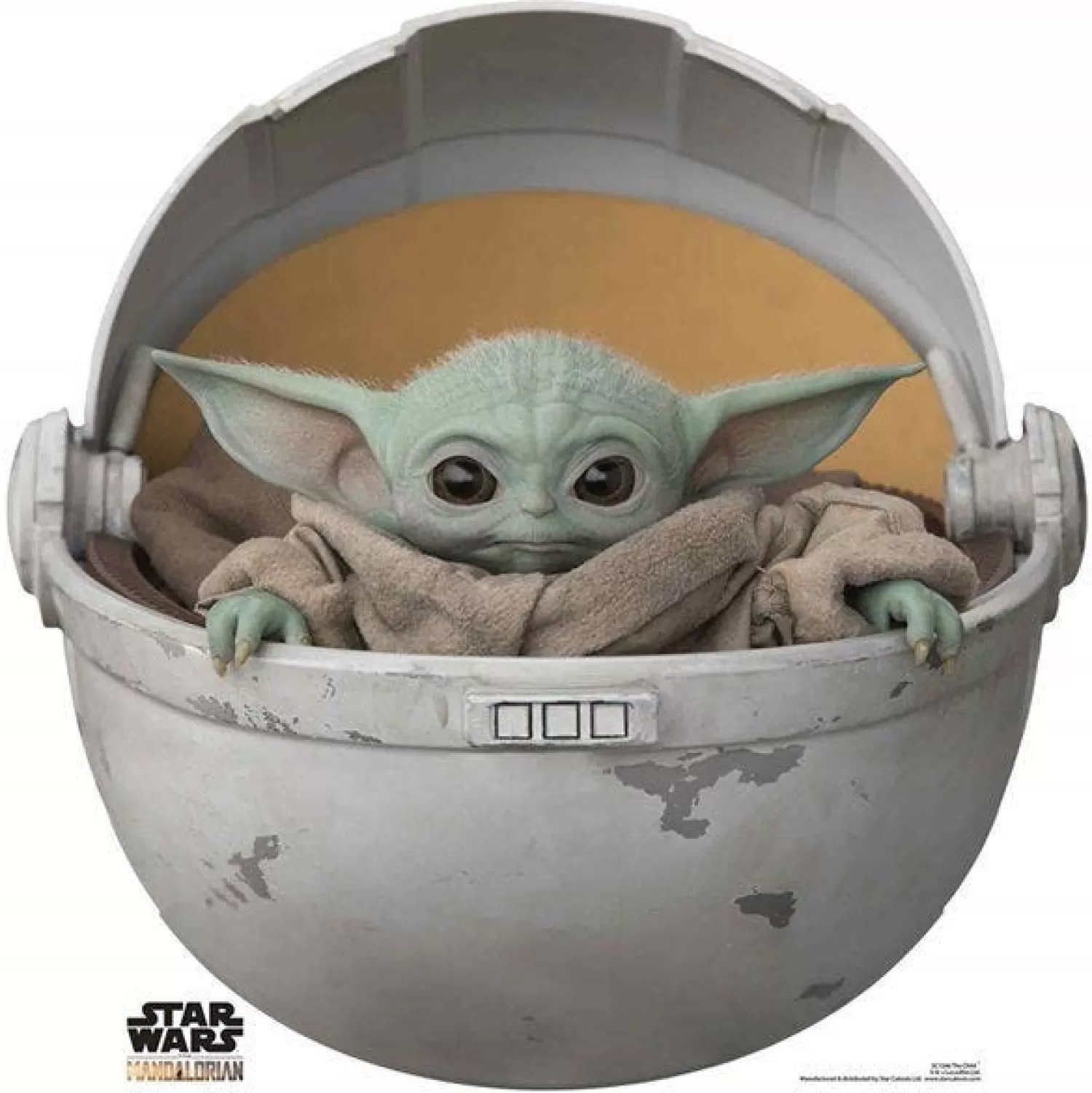 Fashion Party Delights Baby Yoda In Pod (The Mandalorian) Cardboard Cutout - 75Cm X 74Cm