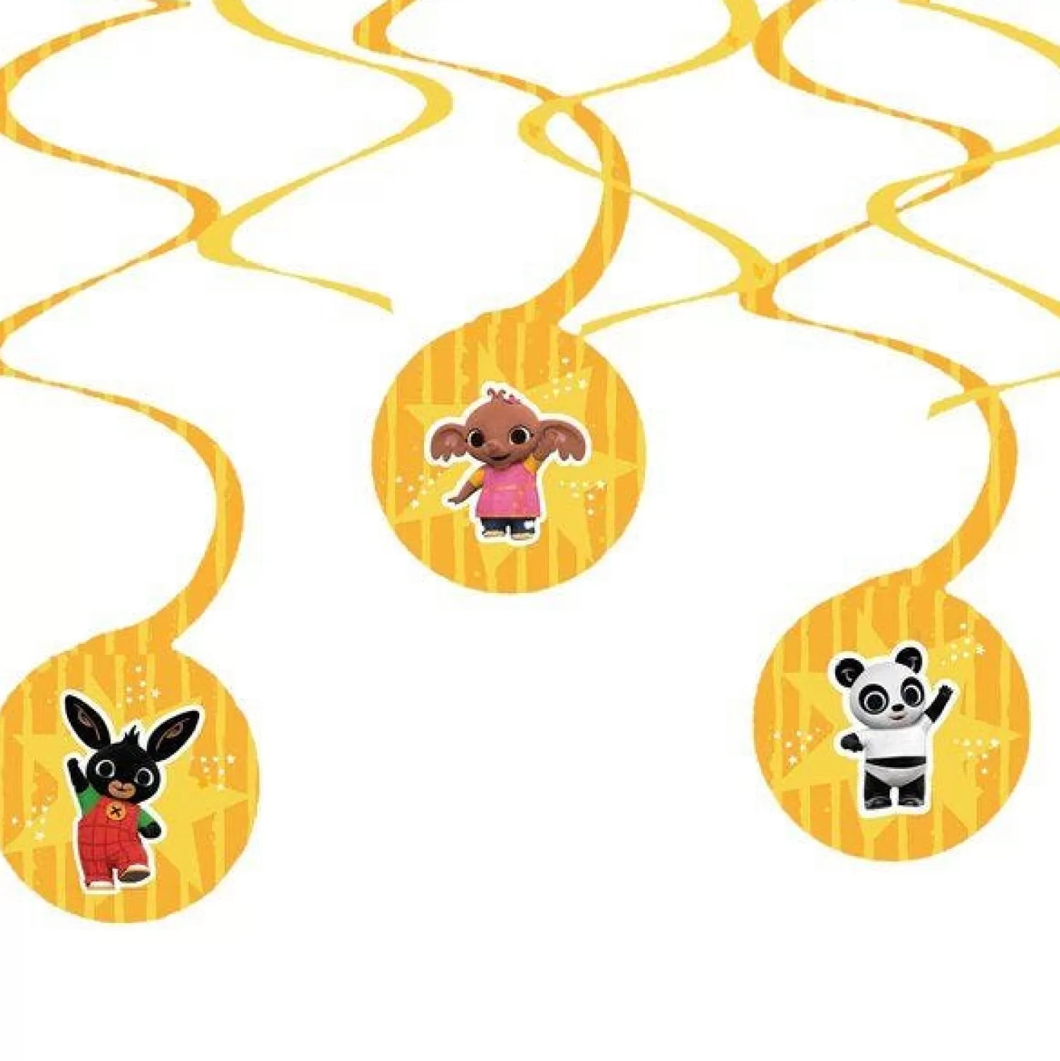 Flash Sale Party Delights Bing Party Paper Swirl Hanging Decorations (6Pk)