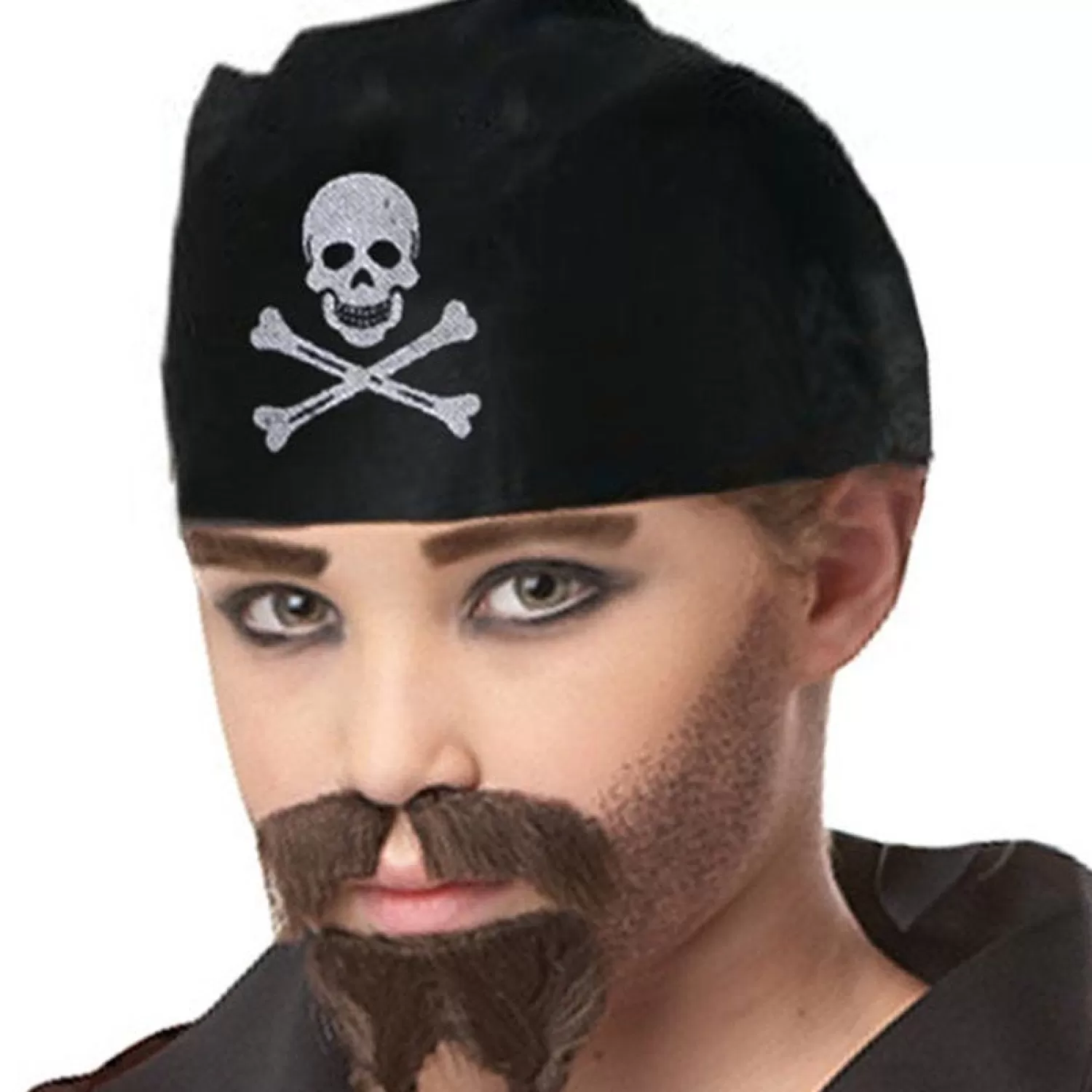 Cheap Party Delights Black Pirate Bandana - Child