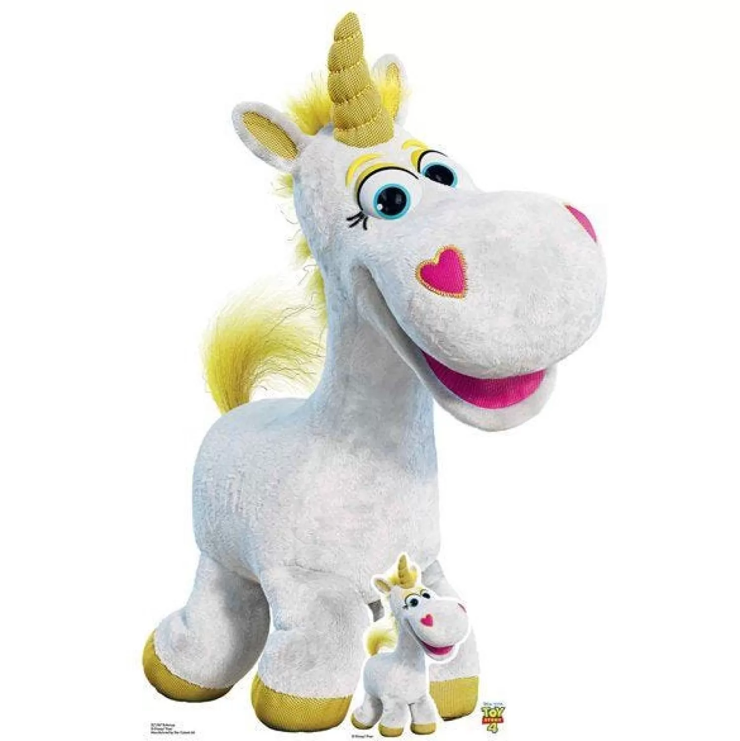 Online Party Delights Buttercup Unicorn Toy Story Cardboard Cutout - 133Cm X 90Cm