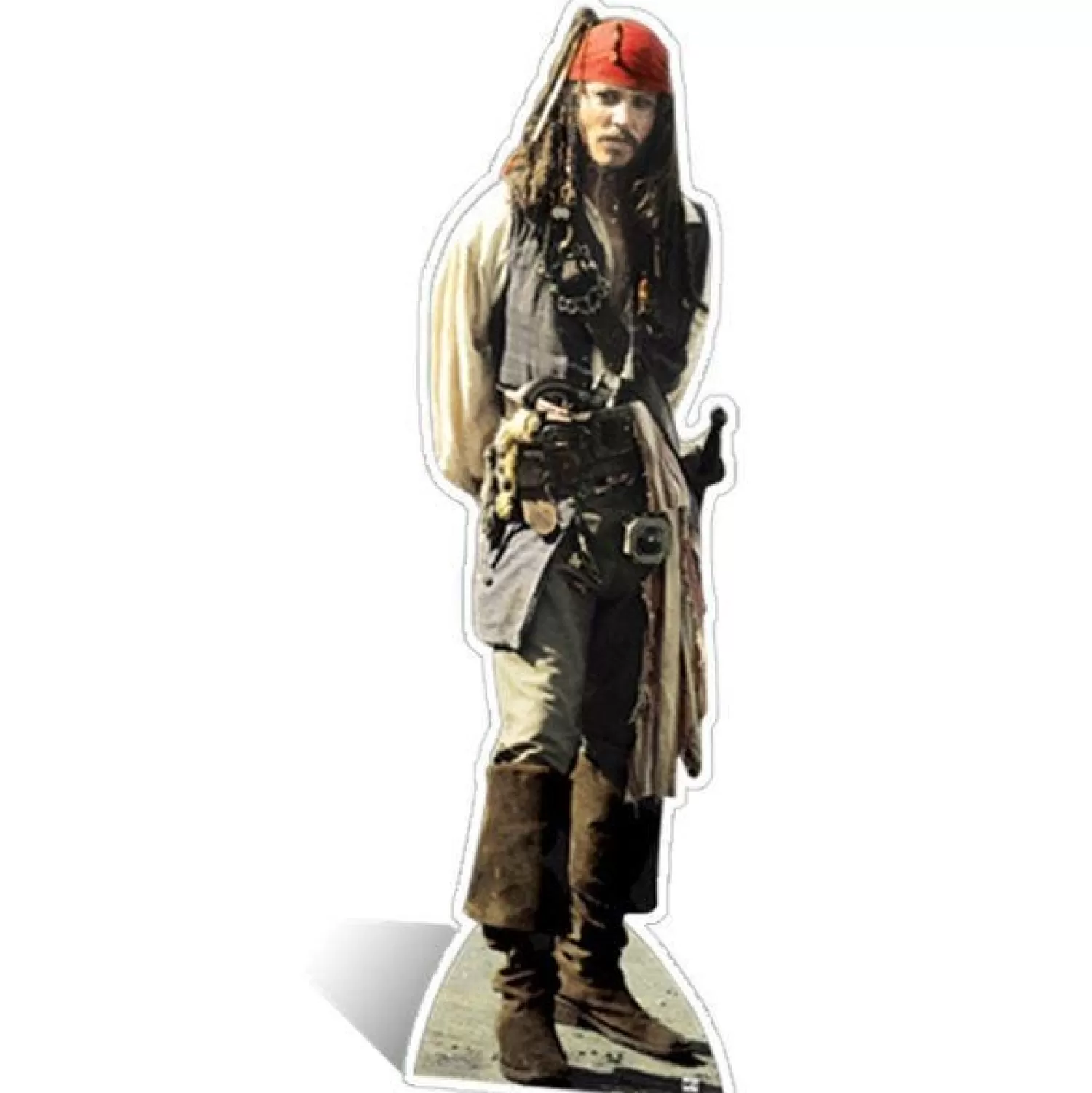Online Party Delights Captain Jack Sparrow (Johnny Depp) Cardboard Cutout - 183Cm X 52Cm
