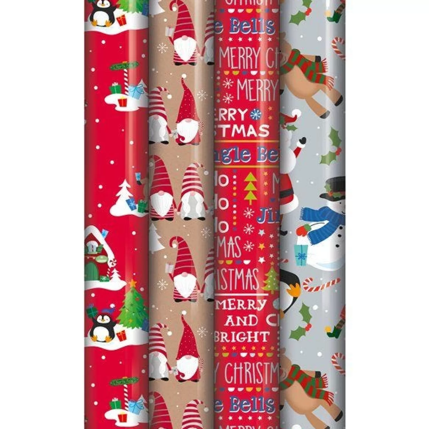 Cute Wrapping Paper Roll 4M - Assorted Designs<Party Delights Clearance