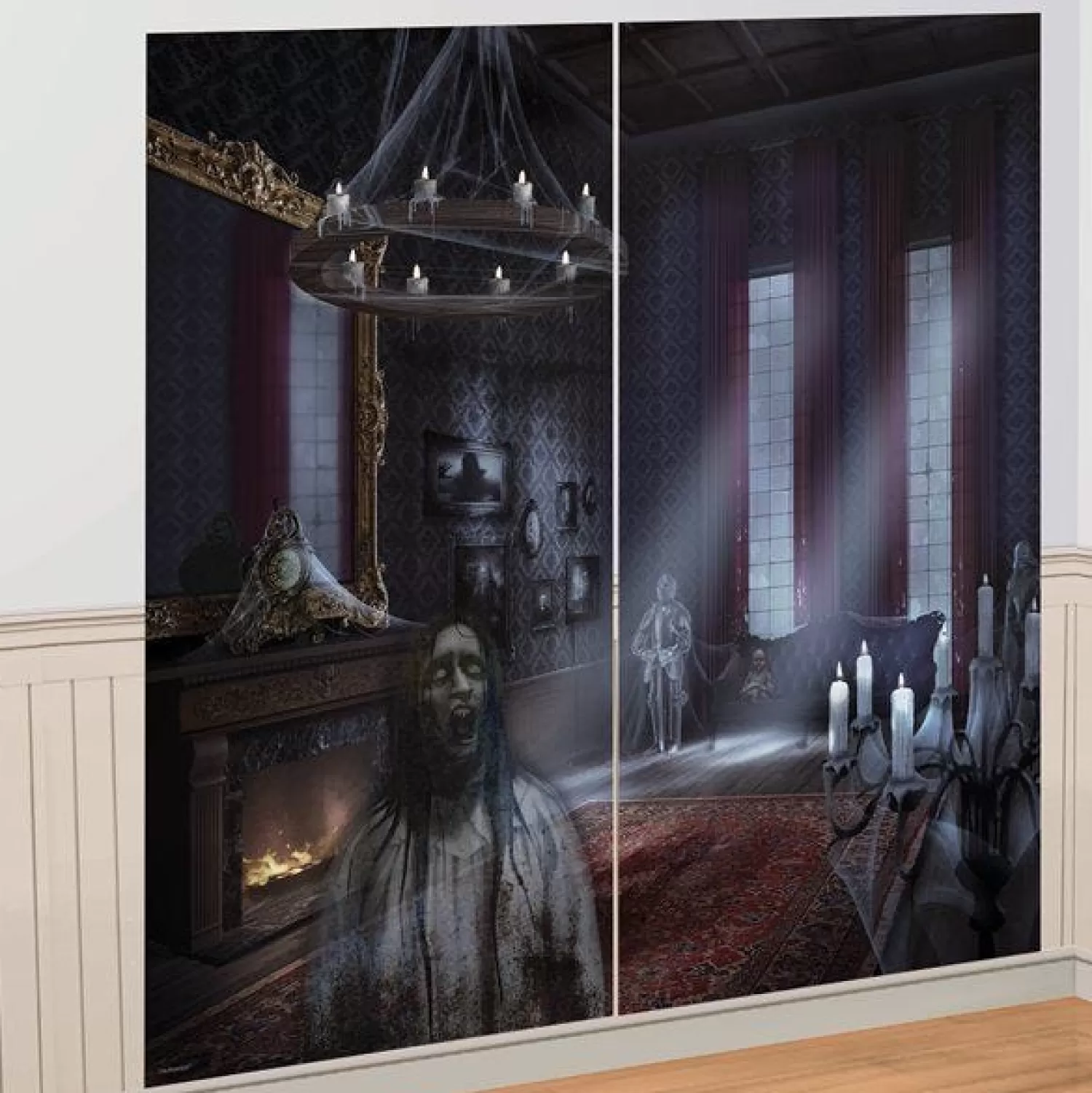 Dark Manor Wall Decoration Kit - 1.65M (2Pk)<Party Delights New