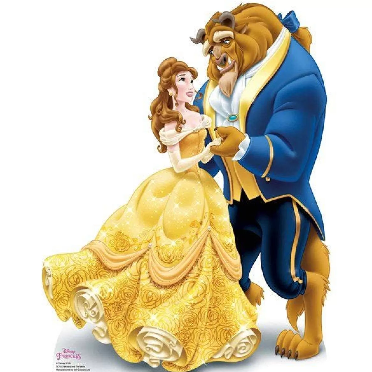 Discount Party Delights Disney Princess Belle Beauty & The Beast Cardboard Cutout - 78Cm X 61Cm