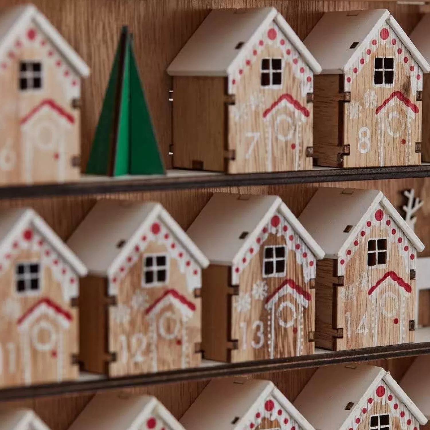 Fill Your Own Wooden House Advent Calendar - 37.5Cm X 30Cm<Party Delights Flash Sale