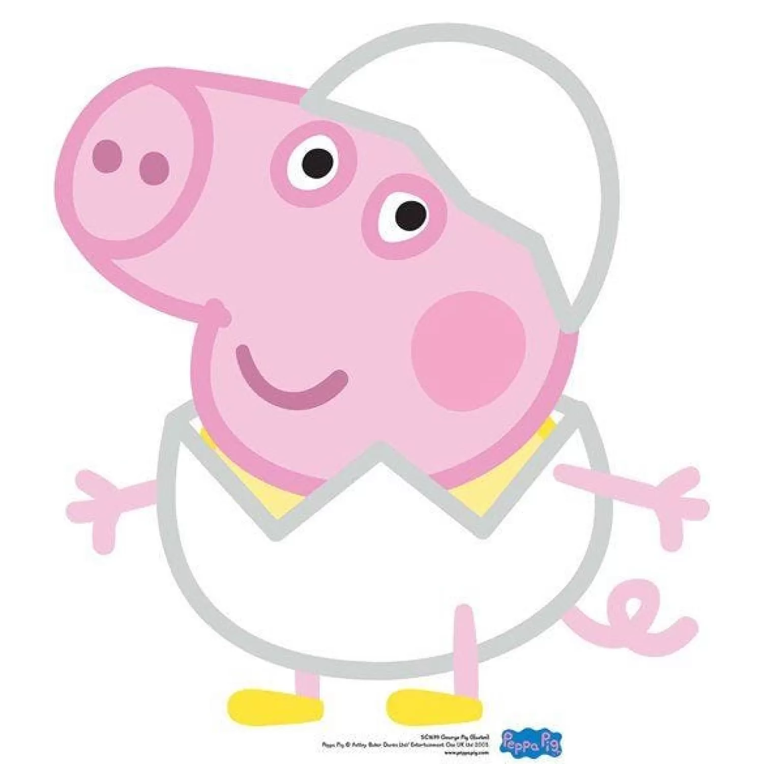 Best Sale Party Delights George Pig Easter Peppa Pig Cardboard Cutout - 60Cm X 54Cm