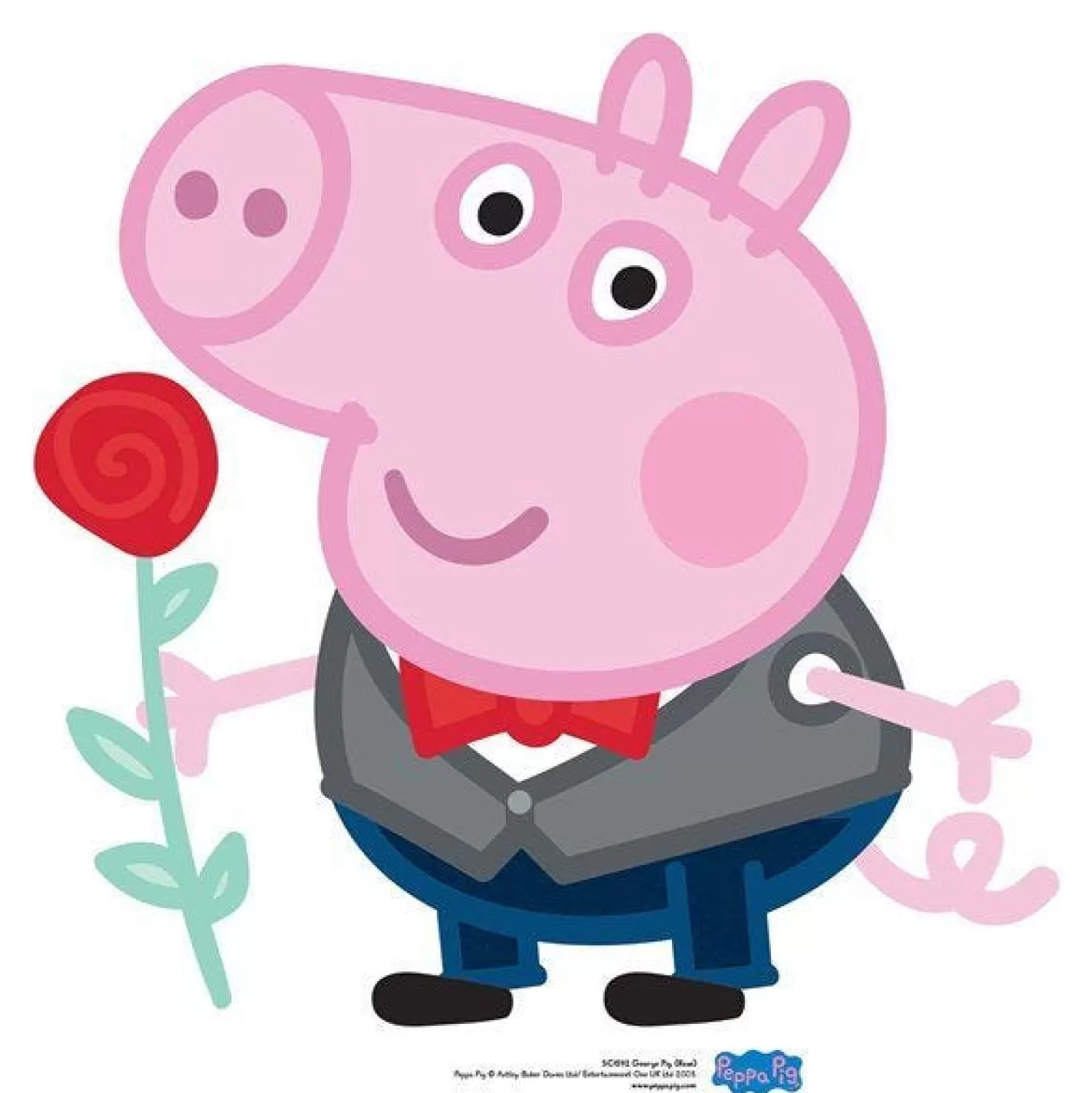 Outlet Party Delights George Pig Rose Peppa Pig Cardboard Cutout - 60Cm X 58Cm
