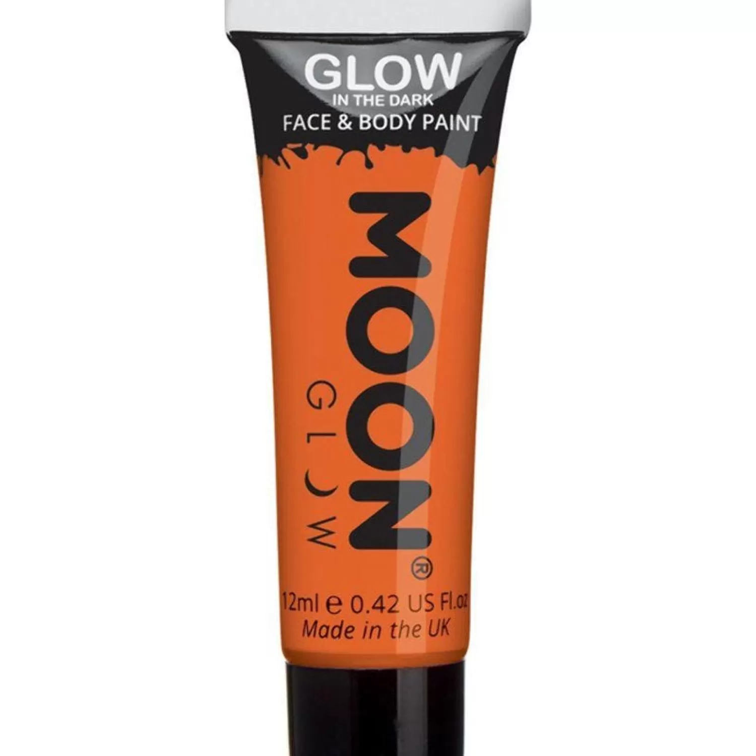 Outlet Party Delights Glow In The Dark Face & Body Paint - Orange 12Ml