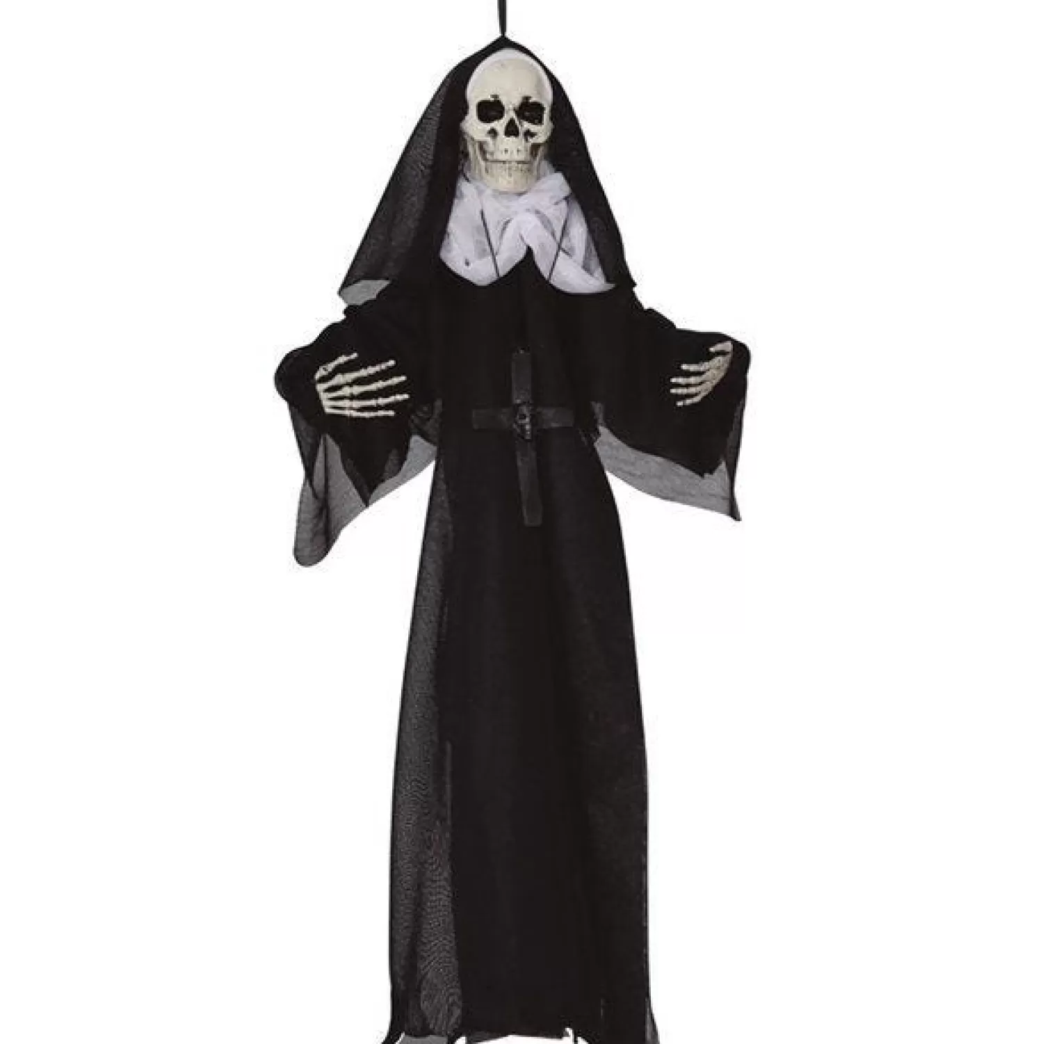 Hanging Skeleton Nun - 50Cm<Party Delights Flash Sale