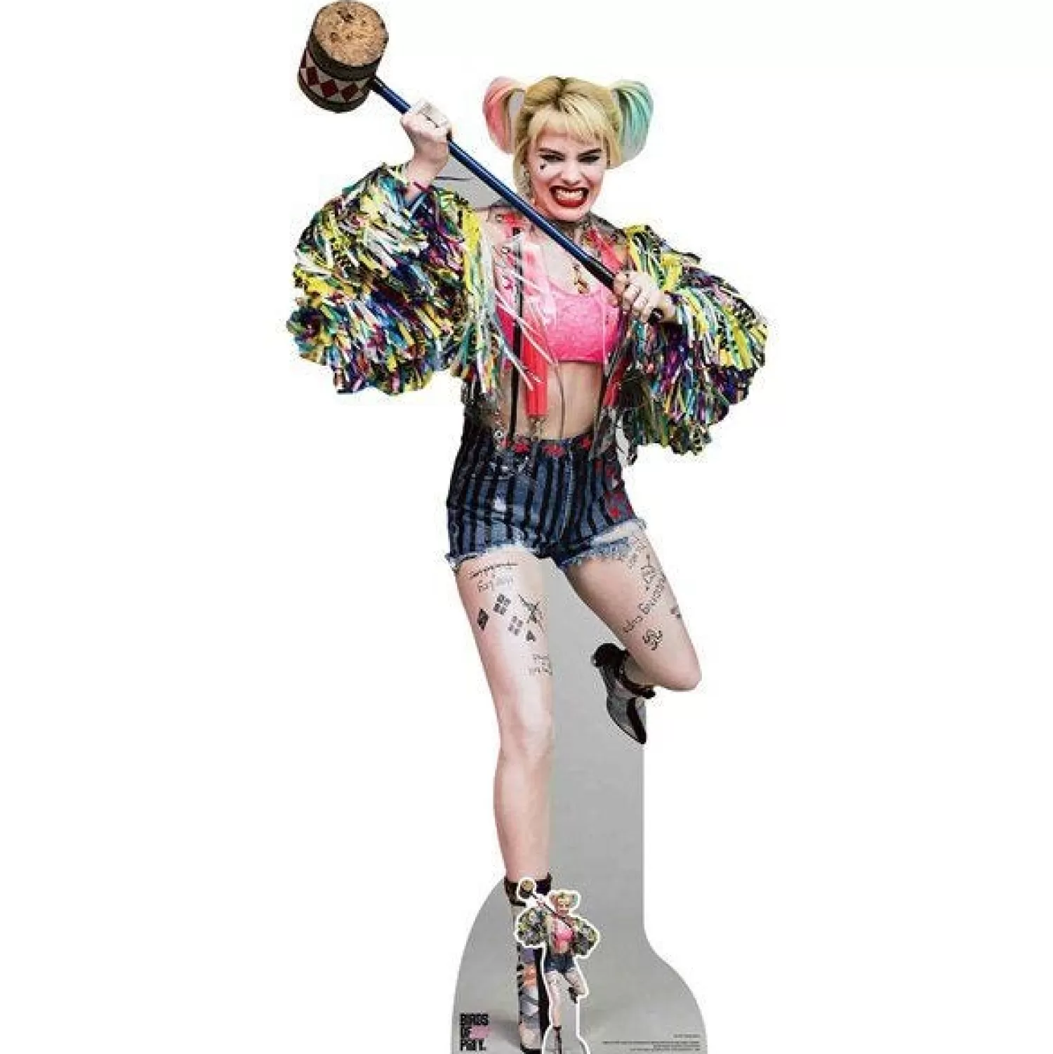 Best Party Delights Harley Quinn (Margot Robbie) Birds Of Prey Cardboard Cutout - 183Cm X 83Cm
