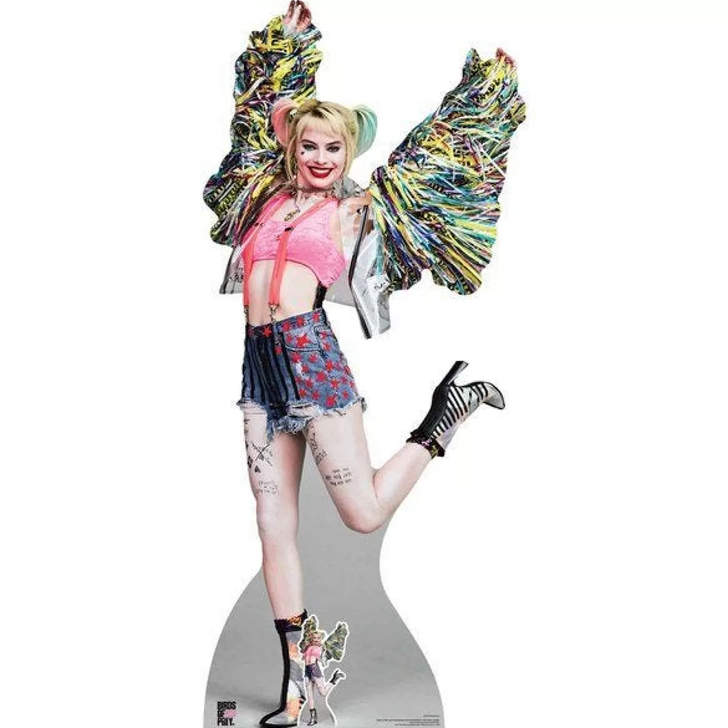 Store Party Delights Harley Quinn (Margot Robbie) Birds Of Prey Cardboard Cutout - 198Cm X 95Cm