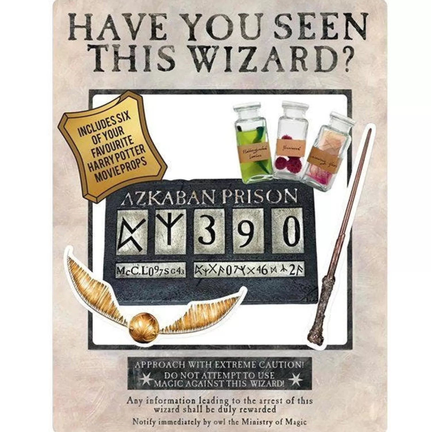 New Party Delights Harry Potter Wanted Poster Frame Photo Prop - 87Cm X 70Cm