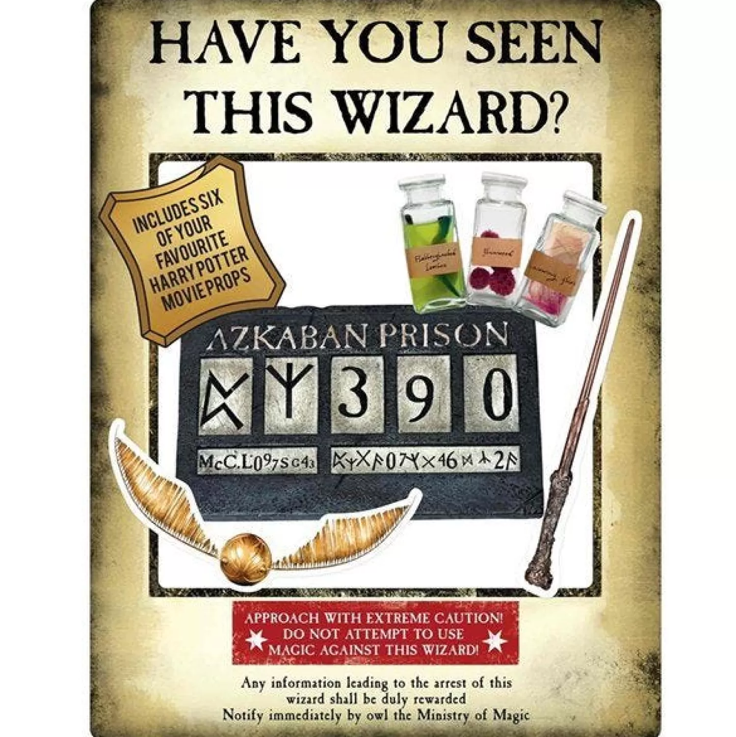 Best Sale Party Delights Harry Potter Wanted Poster Selfie Frame Photo Prop - 87Cm X 70Cm