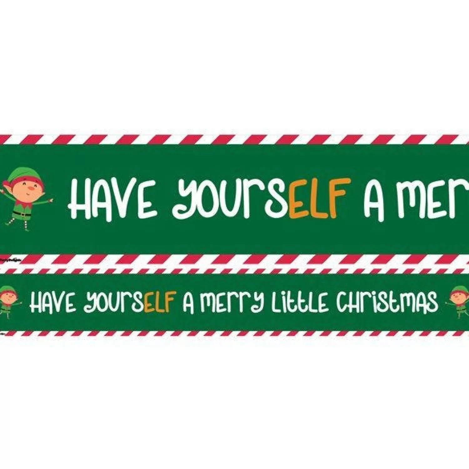 Sale Party Delights Have Yourself A Merry Little Christmas Paper Banners - 1M (3Pk)
