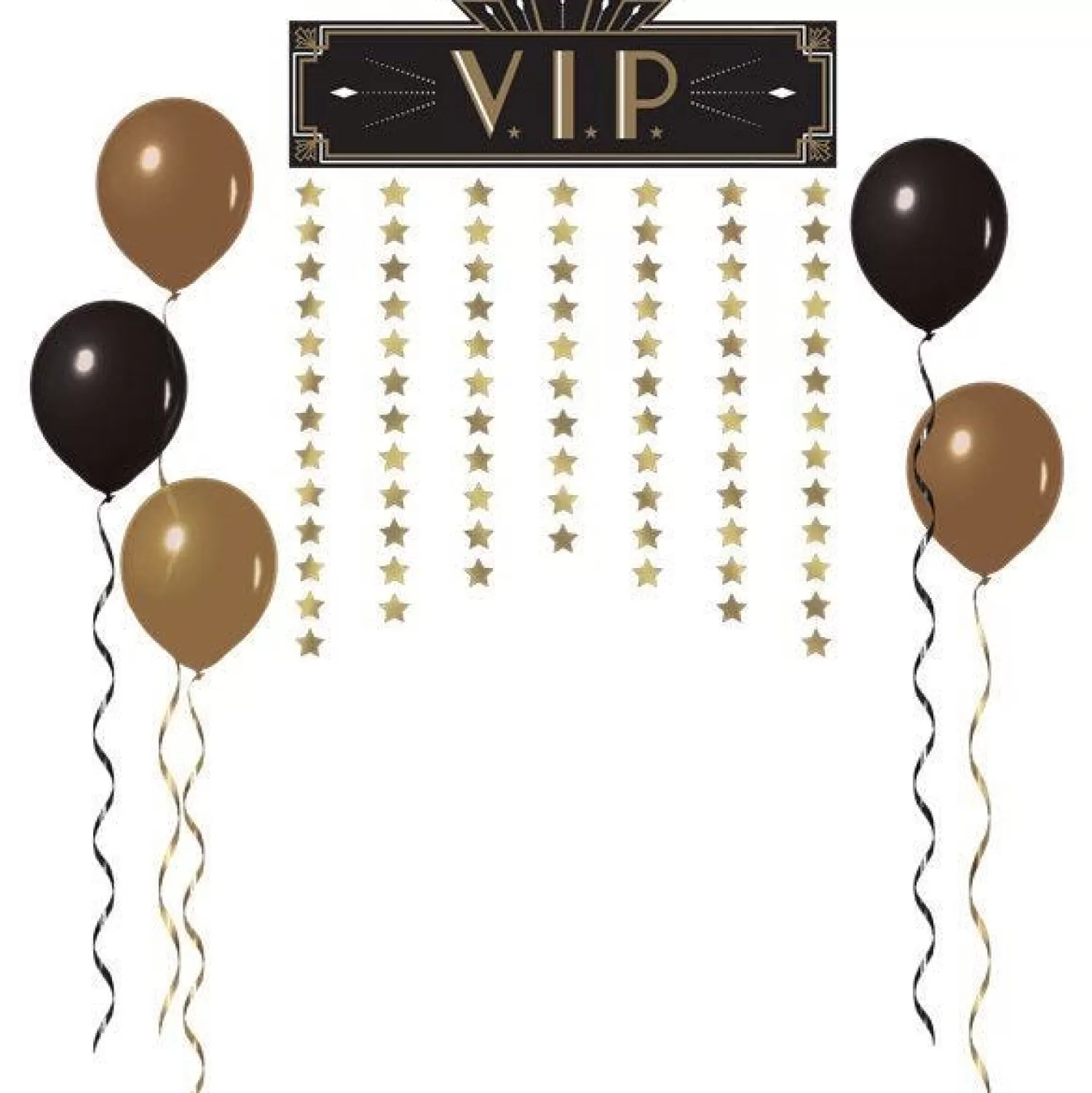Cheap Party Delights Hollywood Metallic Vip Decorative Door Curtain