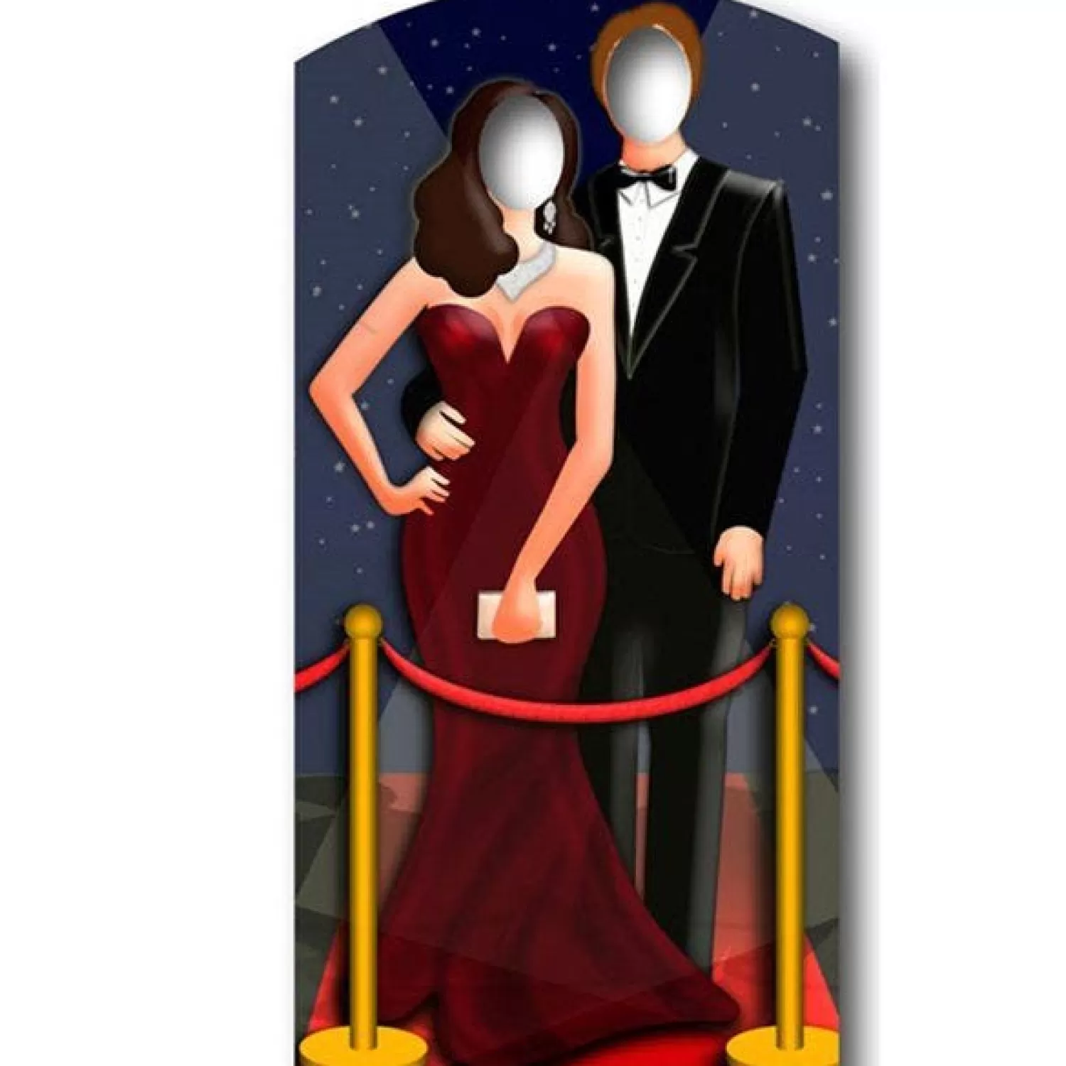 Best Sale Party Delights Hollywood Red Carpet Stand In Photo Prop - 180Cm X 91Cm