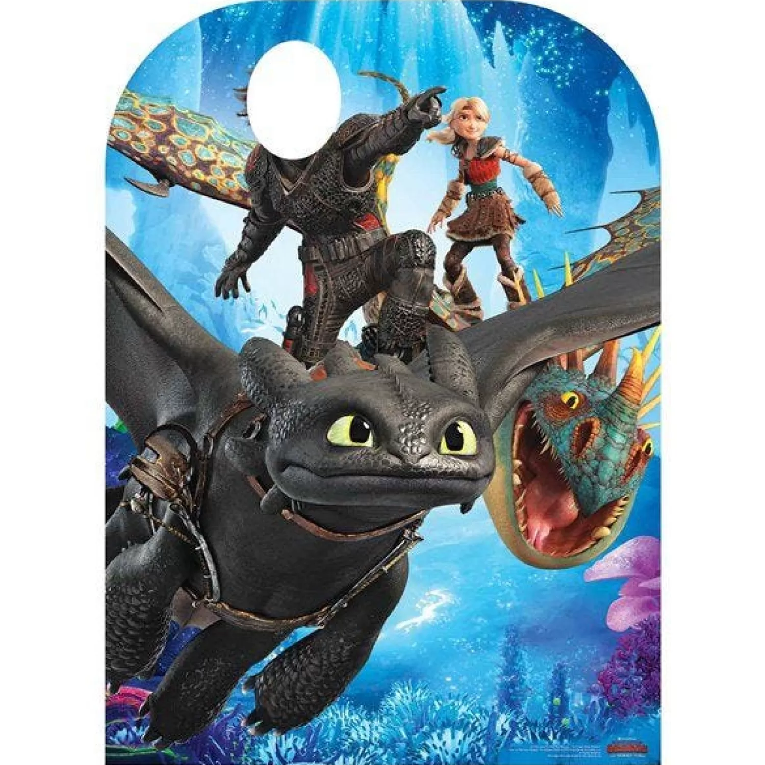 Discount Party Delights How To Train Your Dragon Stand-In Cardboard Photo Prop - 130Cm X 94Cm