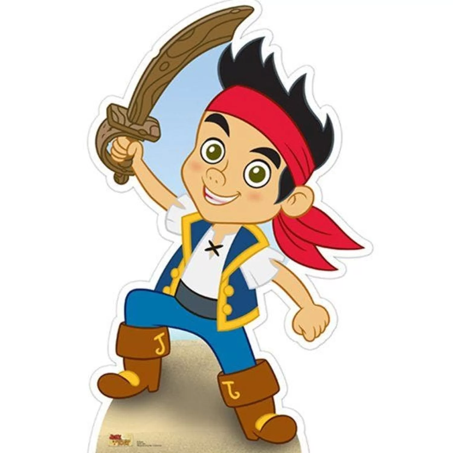 Cheap Party Delights Jake - Jake And The Neverland Pirates Cardboard Cutout - 91Cm X 57Cm