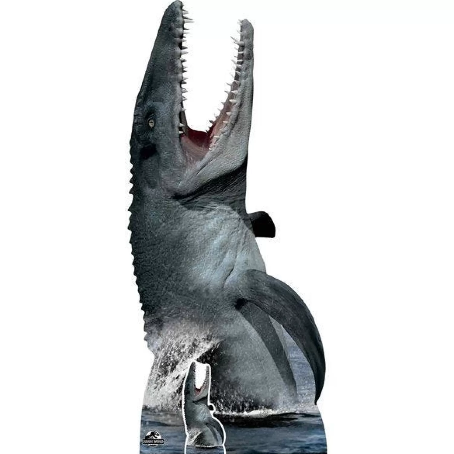Store Party Delights Jurassic World Mosasaurus Dinosaur Cardboard Cutout - 189Cm X 83Cm