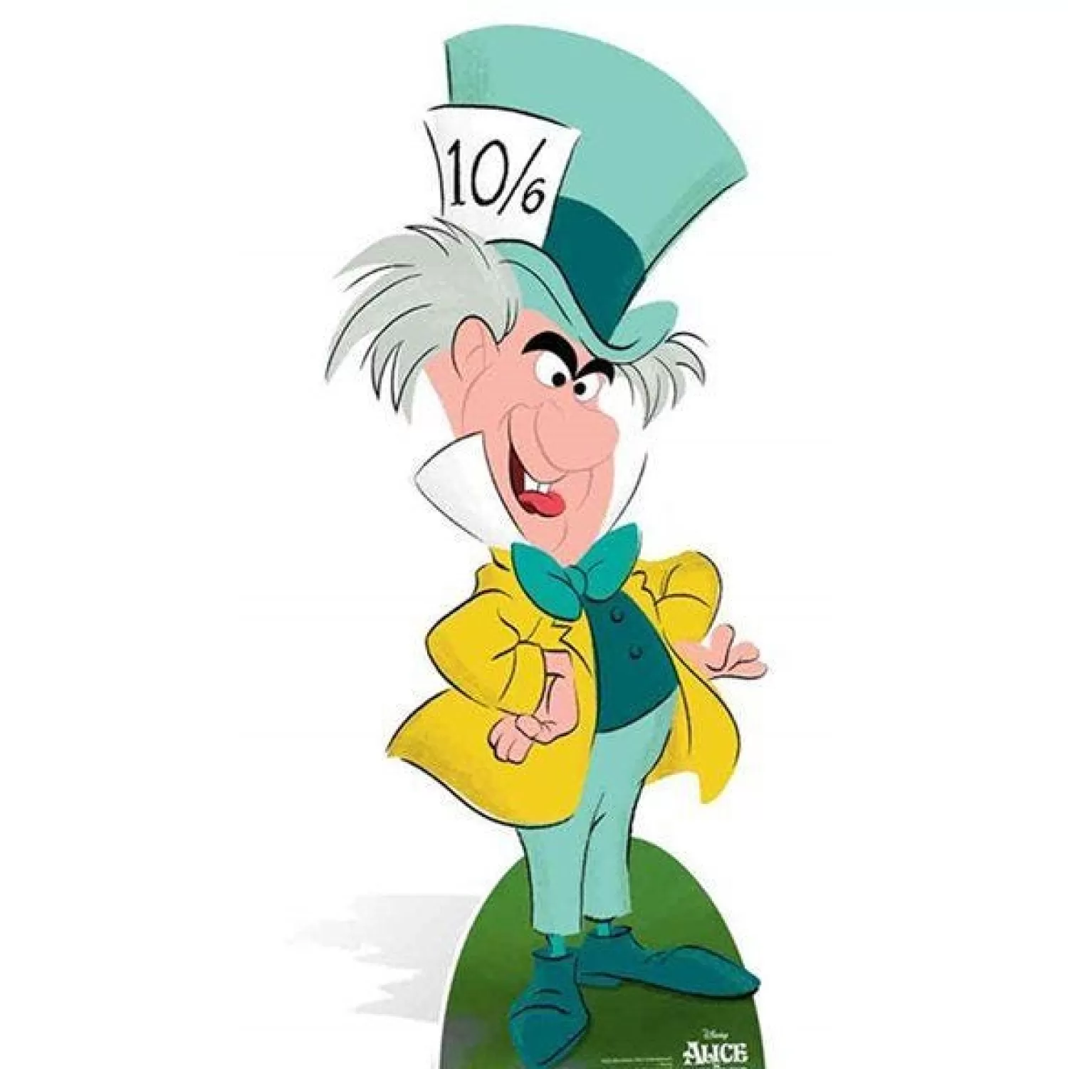 Sale Party Delights Life Size Alice In Wonderland Mad Hatter Cardboard Cutout - 130Cm X 55Cm