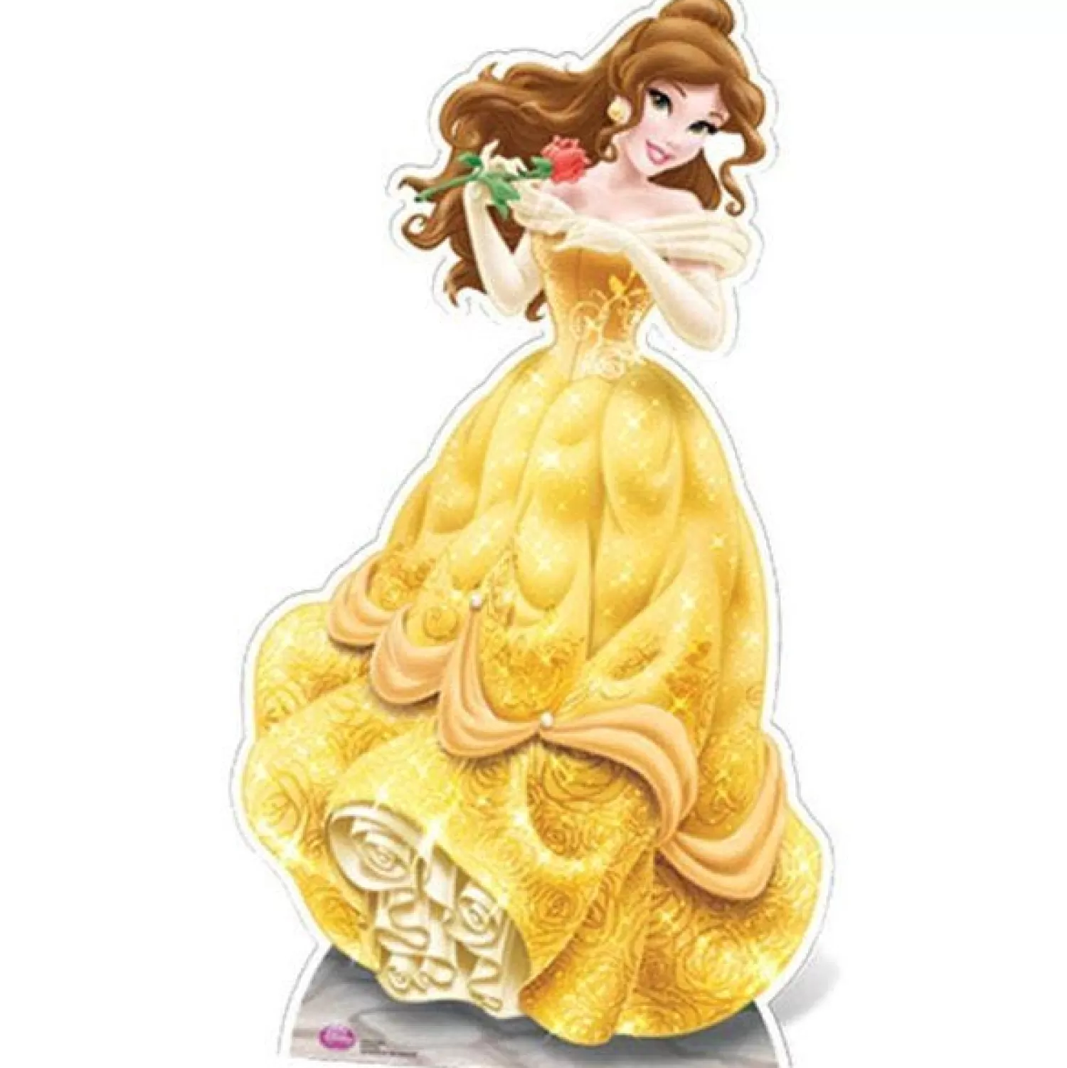 Outlet Party Delights Life Size Disney Belle Cardboard Cutout - 163Cm X 90Cm