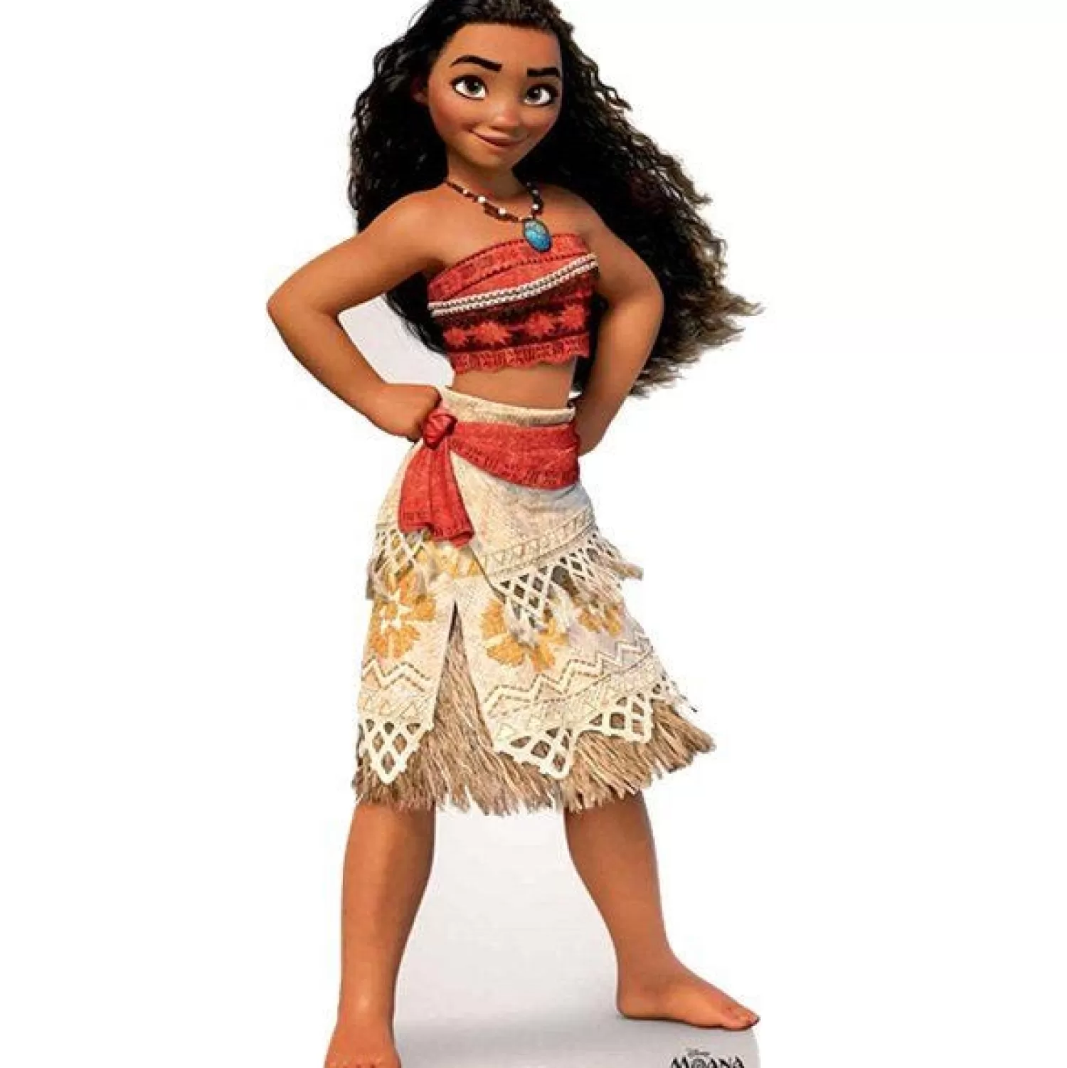 Discount Party Delights Life Size Moana Cardboard Cut Out - 158Cm X 78Cm