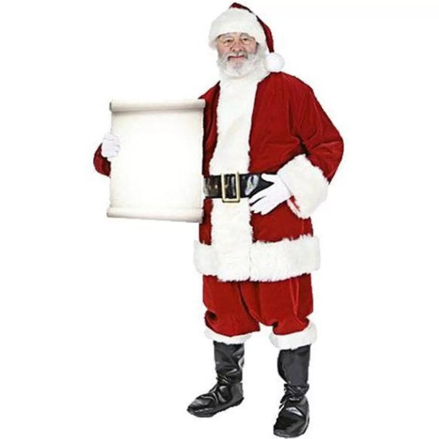 Best Sale Party Delights Life Size Santa With Small Sign Cardboard Cutout - 180Cm X 95Cm