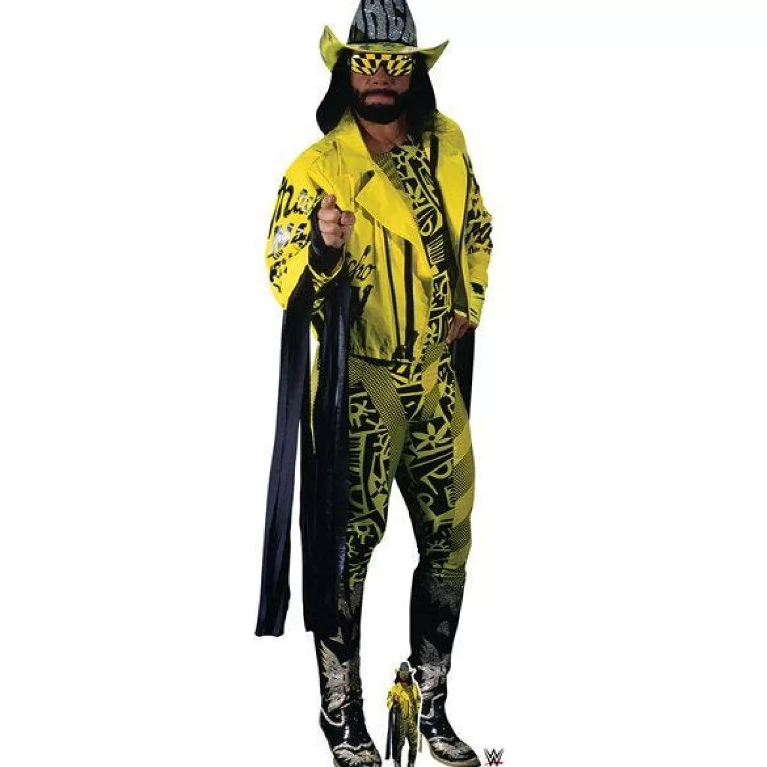 Sale Party Delights Macho Man Randy Savage Wwe Cardboard Cutout - 195Cm X 63Cm