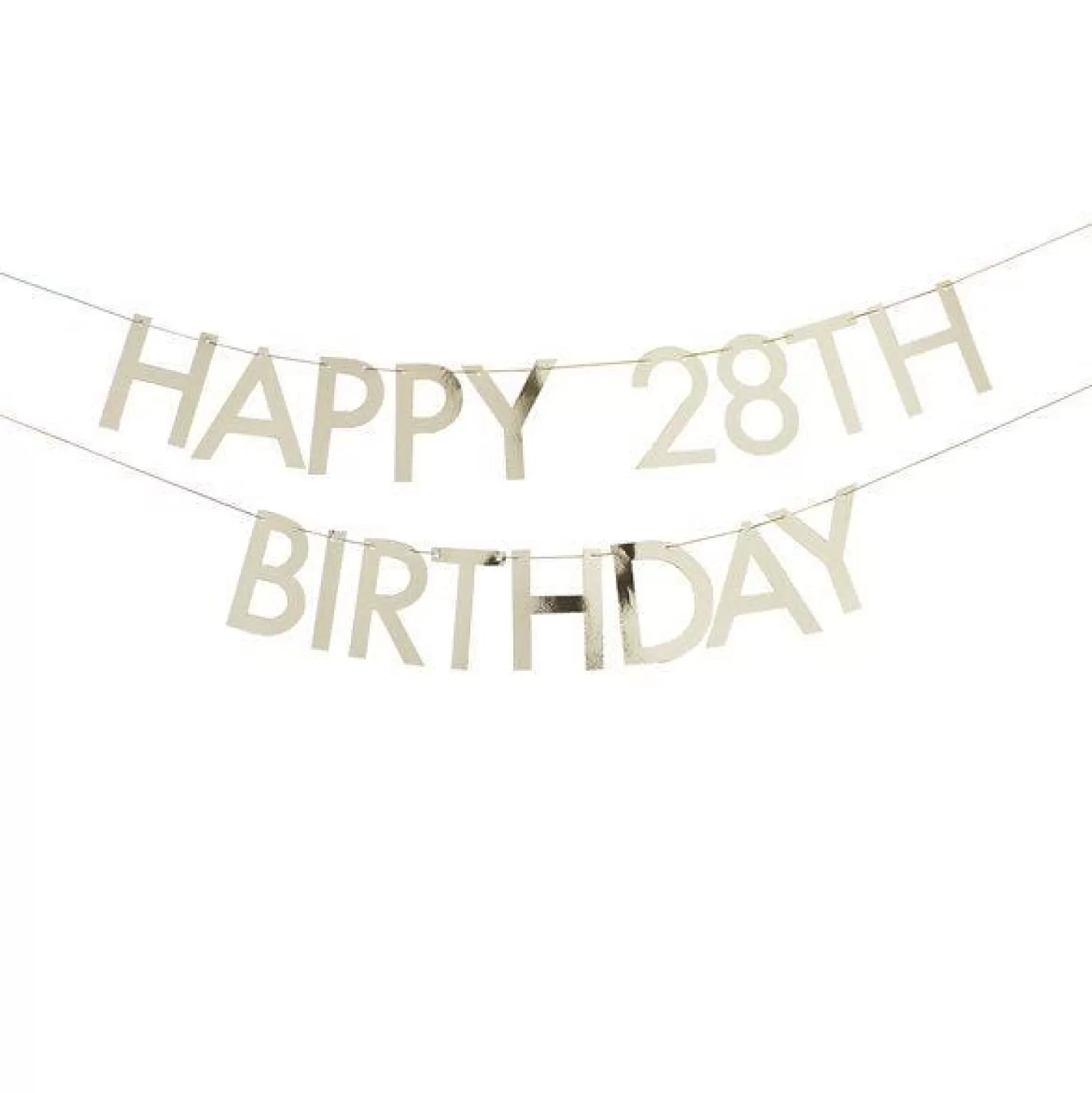 Cheap Party Delights Mix It Up Gold Customisable Age Birthday Paper Banner - 1.5M