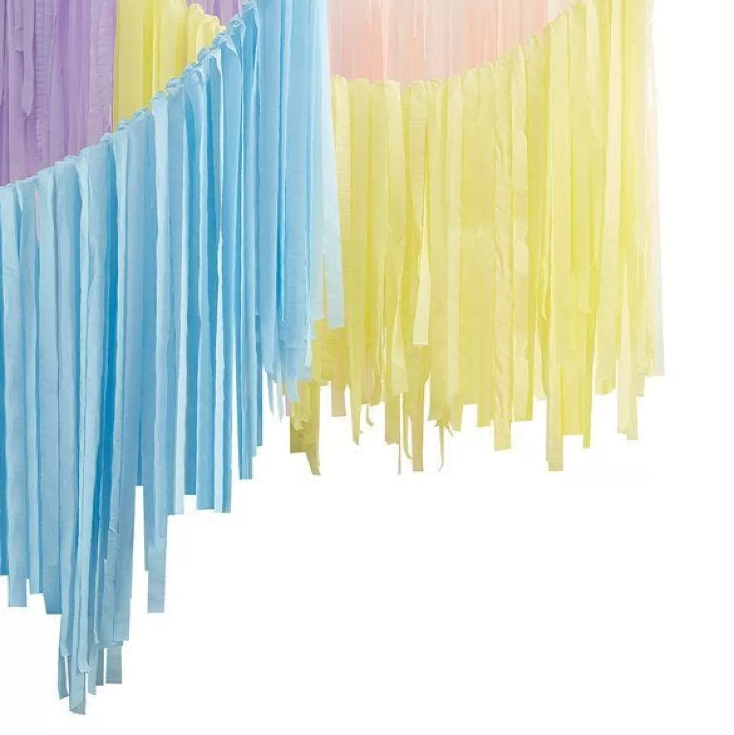Cheap Party Delights Mix It Up Pastel Streamer Ceiling Decoration