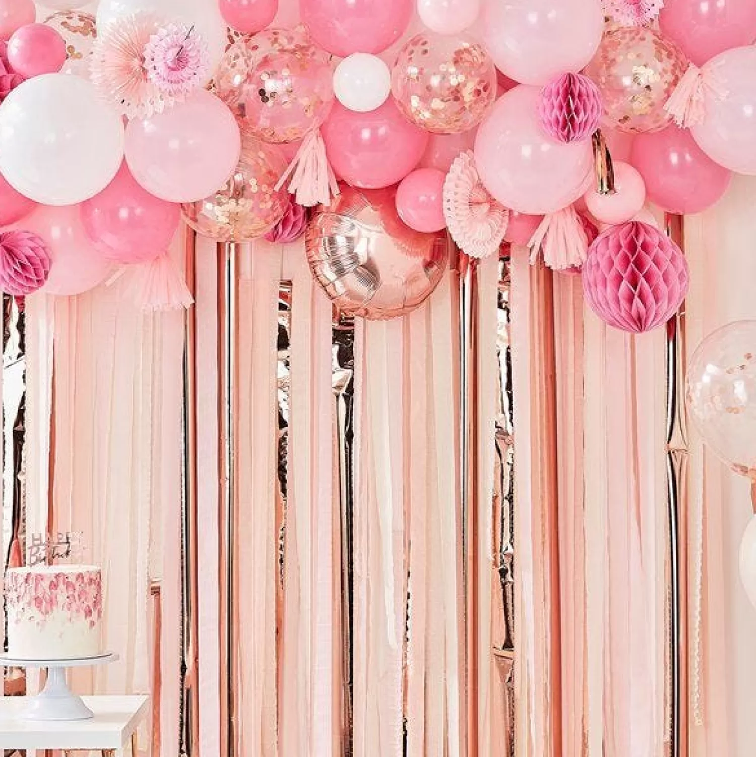 Best Sale Party Delights Mix It Up Pink Balloon Garland Kit - 20 Decorations And 70 Balloons