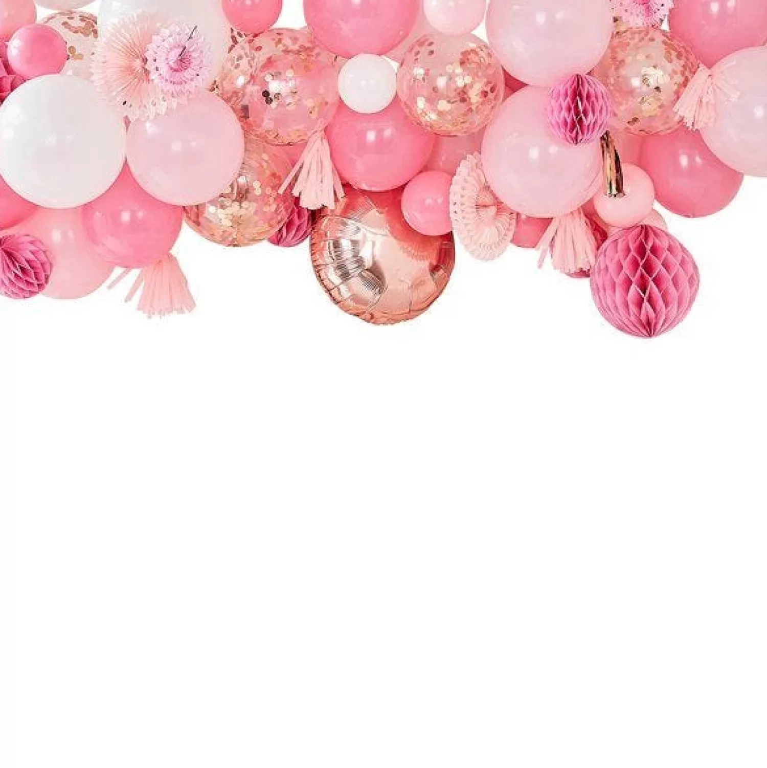 Best Sale Party Delights Mix It Up Pink Balloon Garland Kit - 20 Decorations And 70 Balloons
