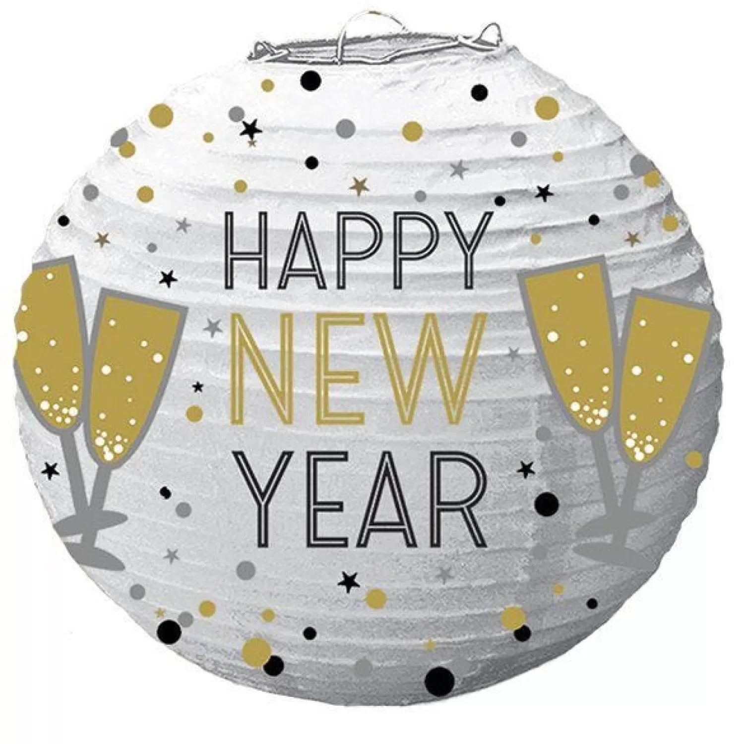 Hot Party Delights New Year's Eve Lanterns & Honeycomb Decorations (5Pk)
