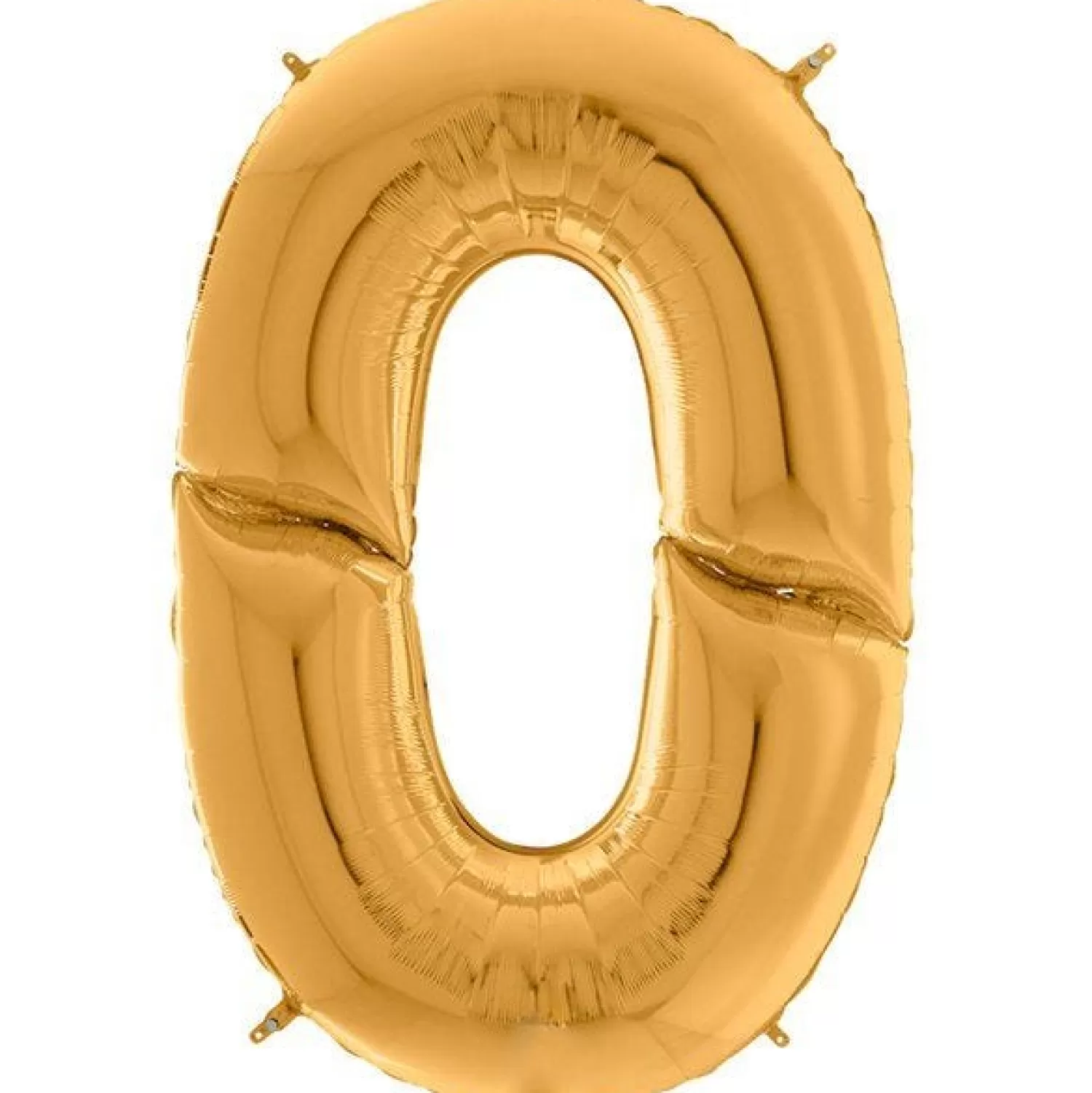 Fashion Party Delights Number 0 Gold Foil Balloon - 64"
