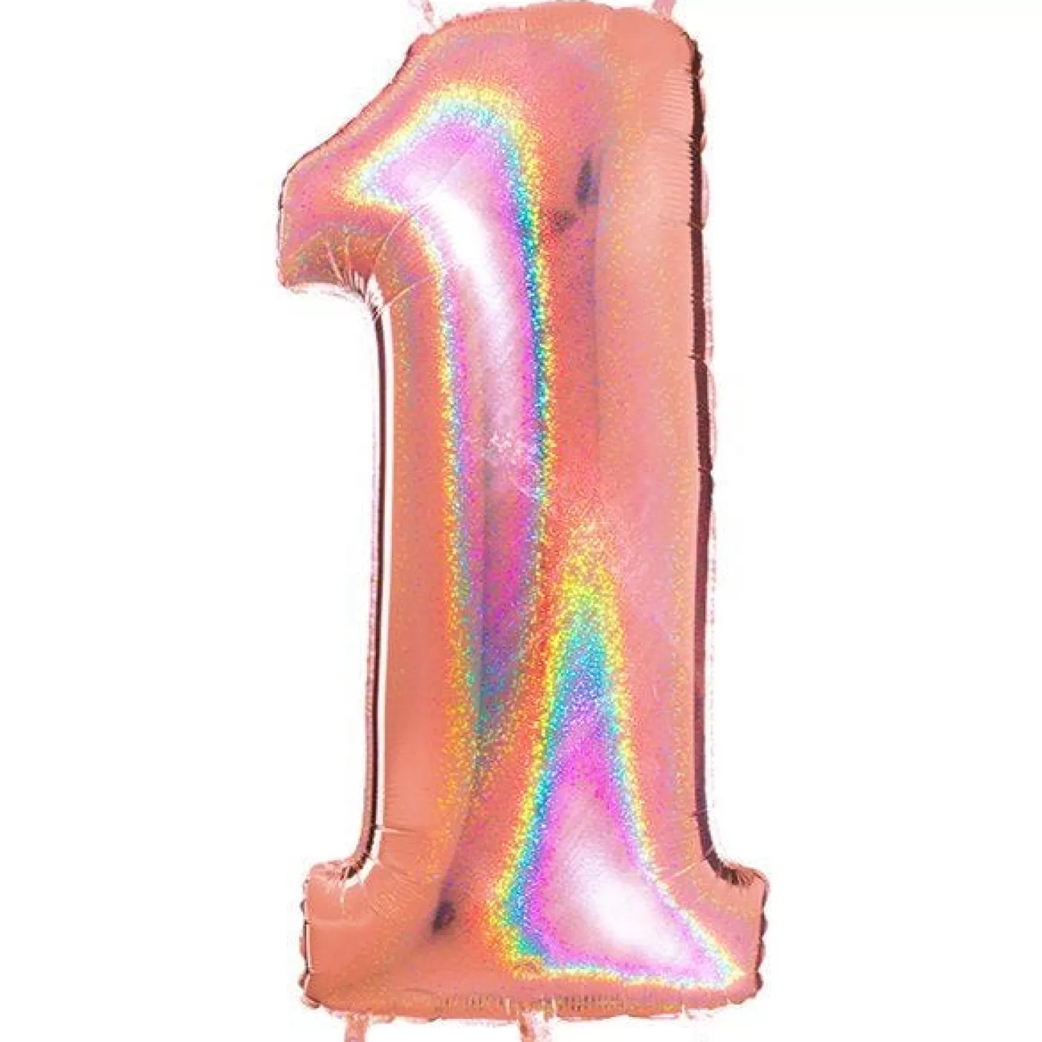 Clearance Party Delights Number 1 Glitter Rose Gold Foil Balloon - 40"