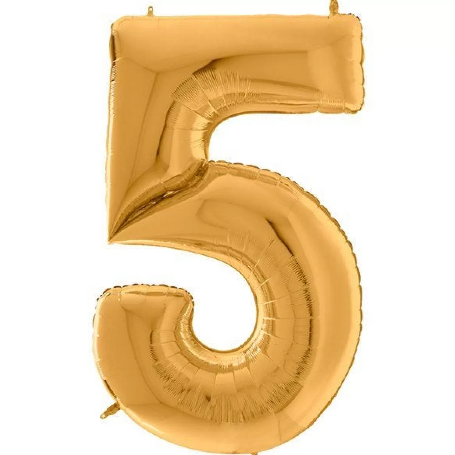 Clearance Party Delights Number 5 Gold Foil Balloon - 64"
