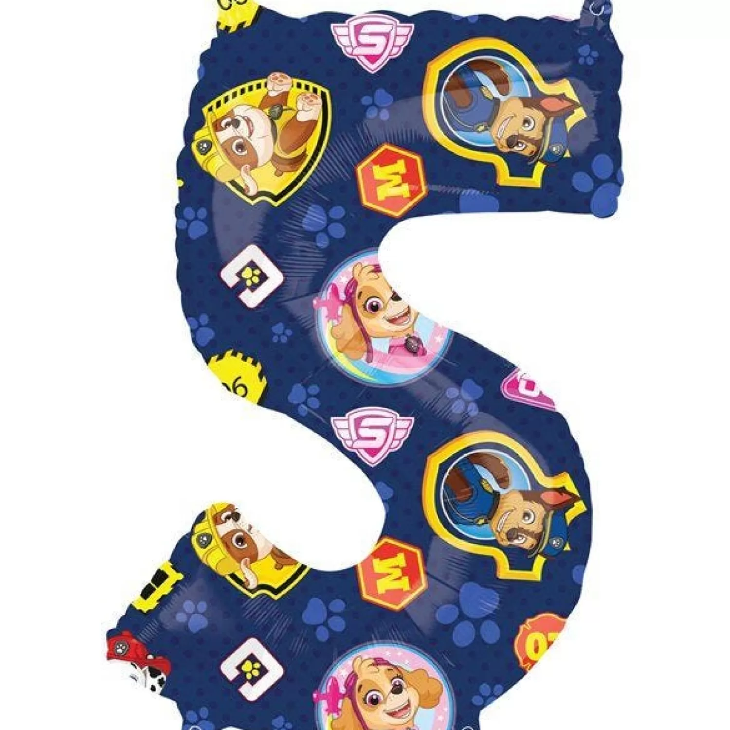 Clearance Party Delights Paw Patrol Number 5 Foil Balloon - 26"