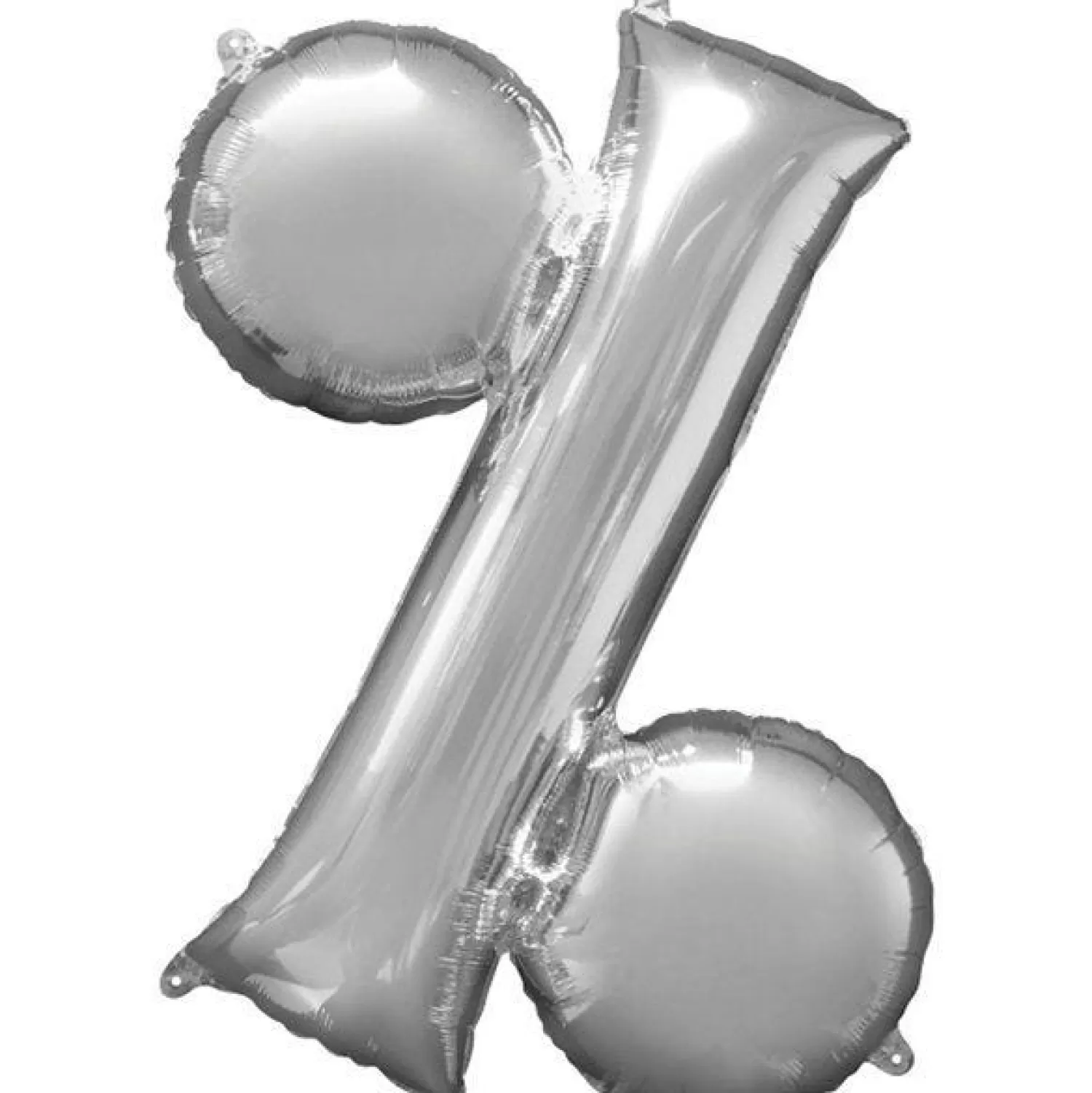 Fashion Party Delights Silver Percentage Balloon - 34" Foil