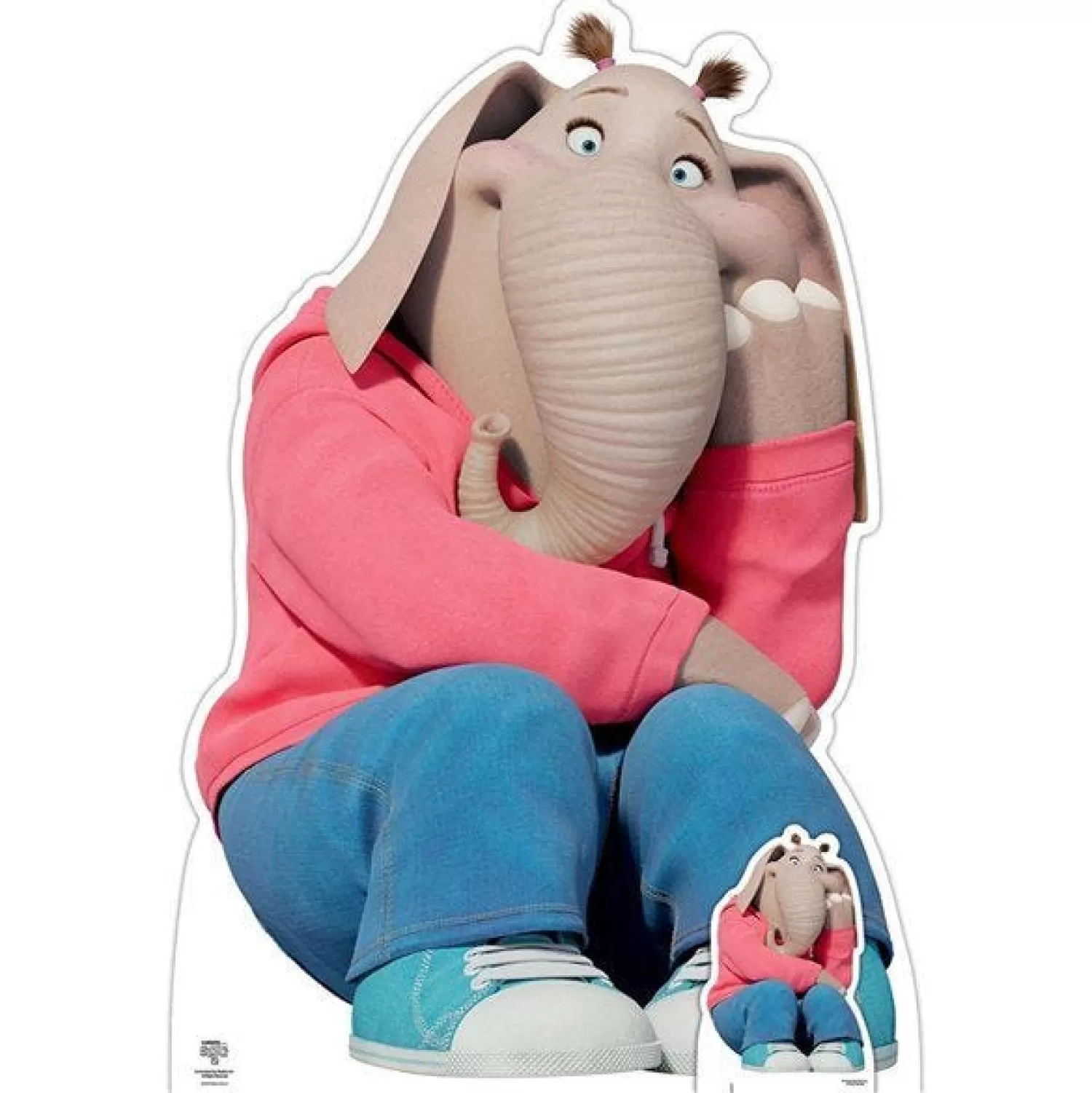 Best Party Delights Sing 2 Meena Elephant Medium Cardboard Cutout - 129Cm X 88Cm