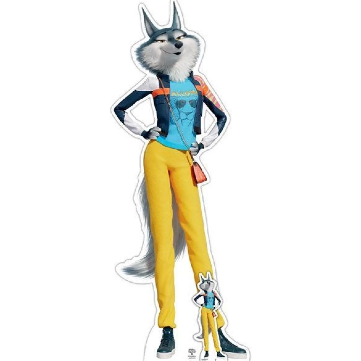 Best Party Delights Sing 2 Porsha Wolf Large Cardboard Cutout - 173Cm X 66Cm