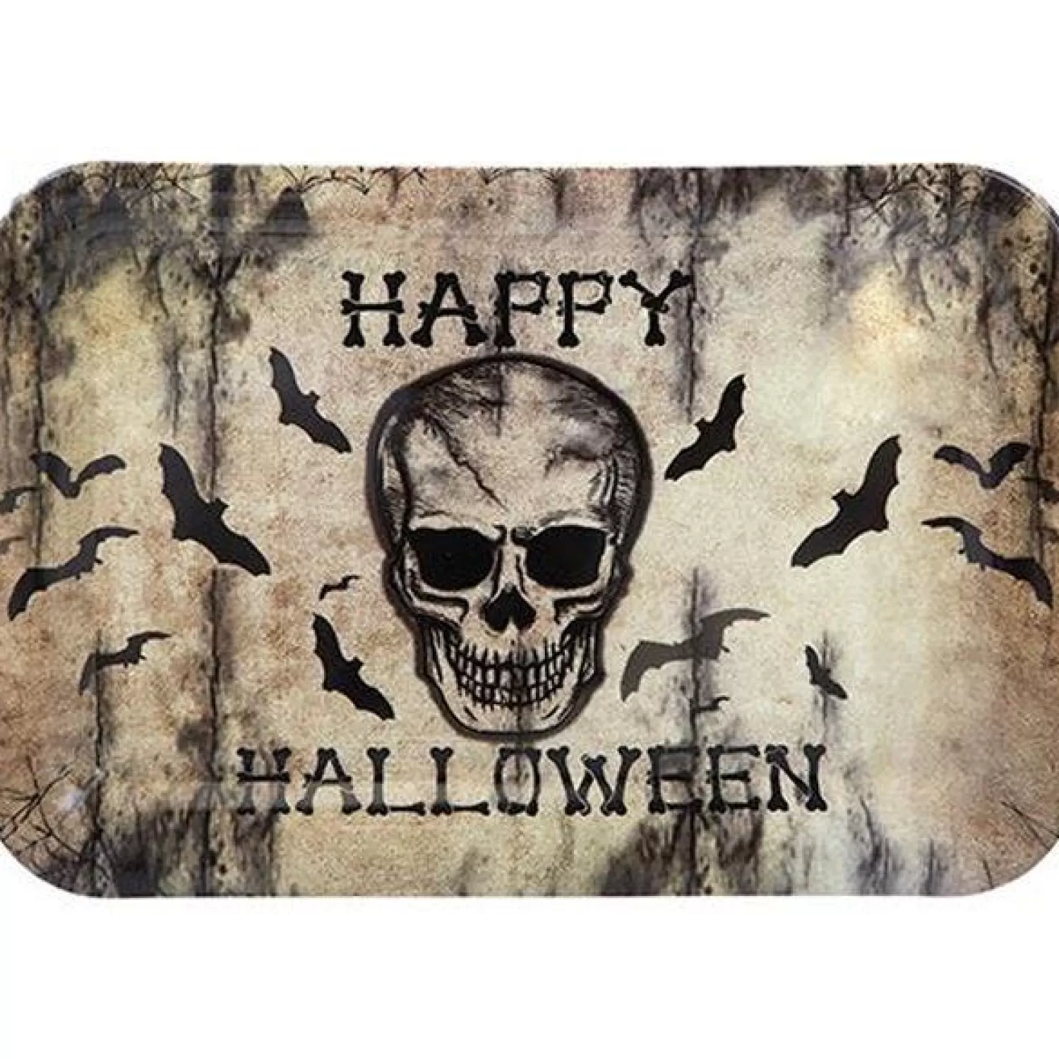 Skull Serving Tray - 35Cm X 25Cm<Party Delights Online