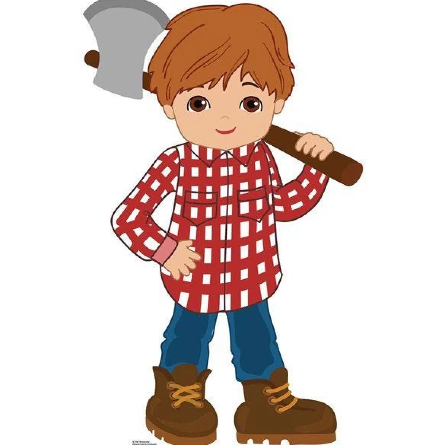 Hot Party Delights Woodcutter Little Red Riding Hood Fairy Tales Cardboard Cutout - 94Cm X 59Cm