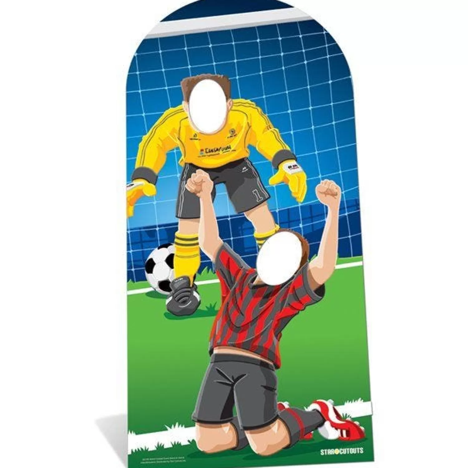 Best Party Delights World Football Stand-In Cardboard Photo Prop - 192Cm X 94Cm